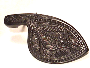 Carved Guarneri Chinrest C/U Very Ornate Violin