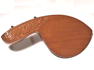 Carved Guarneri Chinrest G/U Heart Violin