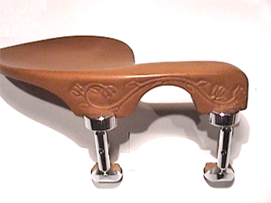 Carved Guarneri Chinrest G/C/H Fleuri Violin