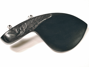 Carved Guarneri Chinrest Feathertail Bird Violin