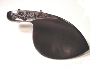 Carved Guarneri Chinrest Morning Glories Violin