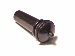Plain Round Endpin Black p Violin