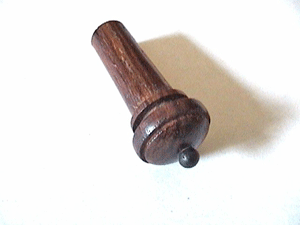 Plain Round Endpin Black p Violin