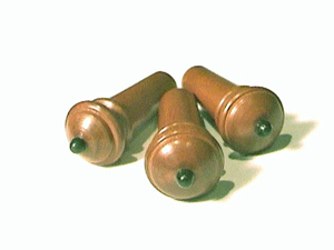 Plain Round Endpin Black p Violin