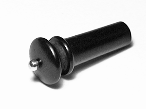 Plain Round Endpin Silver p Violin