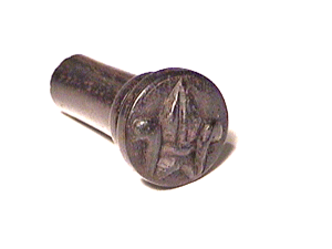Carved Fleur De Lis Endpin Violin