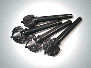 Carved Acanthus I with Black p/c Violin