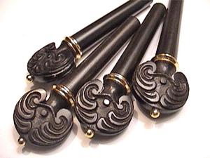 Carved Acanthus II with Golden p/c Violin
