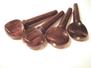 Swiss MOP Dot Inlay Violin Pegs