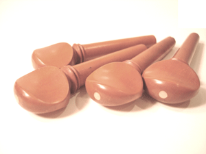 Swiss MOP Dot Inlay Violin Pegs