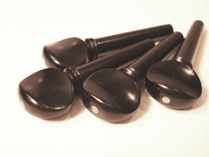 Swiss MOP Dot Inlay Violin Pegs
