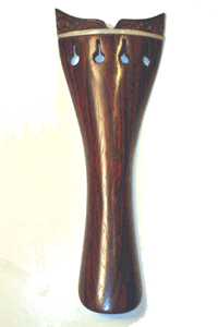 Curved & Carved at Top Violin Tailpiece