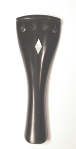 Round MOP Diamond Inlay Violin Tailpiece