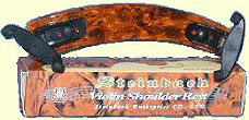 Steinbach Burl Shoulder Rest 3/4 - 4/4 Violin