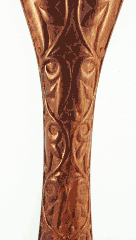 Carved Paddock wood Grape Vine Upright Bass Tailpiece at The Fiddle Shop