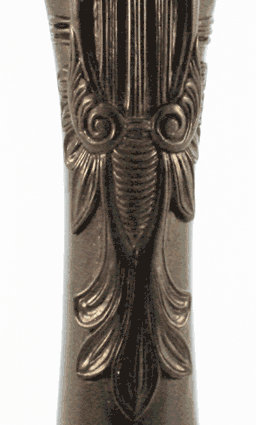 Carved Antique Old World Lyre Upright Bass Tailpiece at The Fiddle Shop