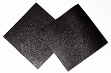 Bow Leather Cow Black 2 pieces