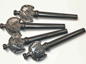 Carved Grand Royal w/Crown CELLO Pegs