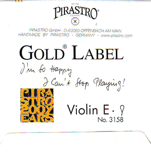 Gold Label E Violin String 4/4