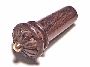 Carved Florette Golden Pin VIOLA