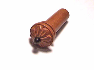 Carved Florette Black Pin VIOLA
