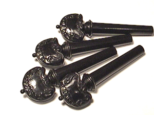 Carved Vuillaume Black p/c Violin