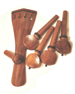 5 piece Old Style Hill & Black Violin Accessories Set