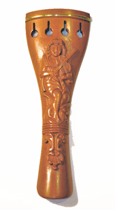 Carved Violinist Golden Fret 3/4 Violin
