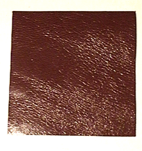 Bow Leather High Gloss Redish Brown Goat
