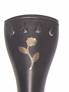 Round Golden Flower Inlay Black Fret VIOLA
